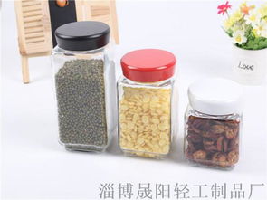 匠心制造，远销海外——淄博晟阳轻工制品厂方瓶圆口玻璃储存罐三件套